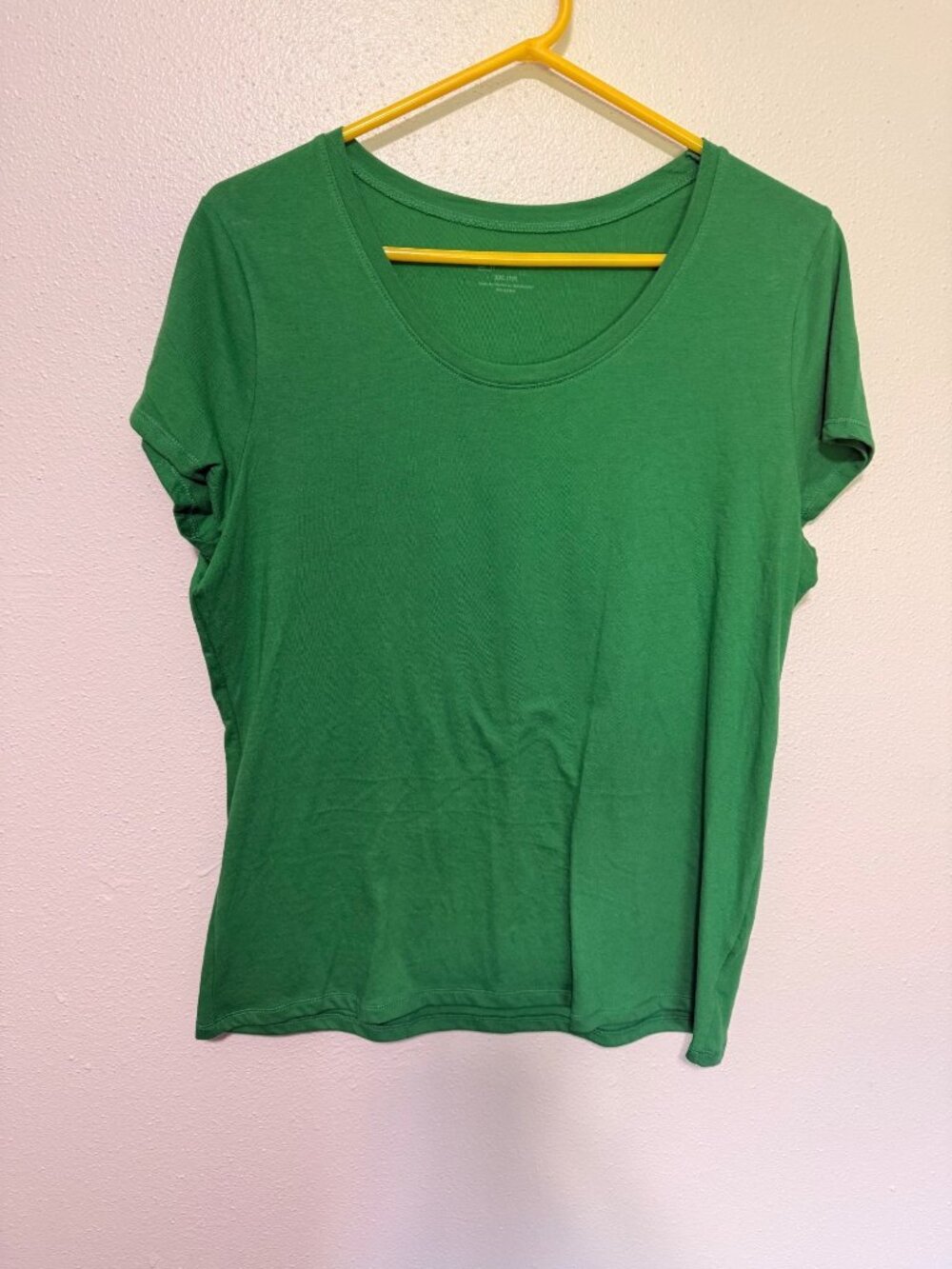No Boundaries Tee Tshirt Green Scoop Neck S/S JR's XXL